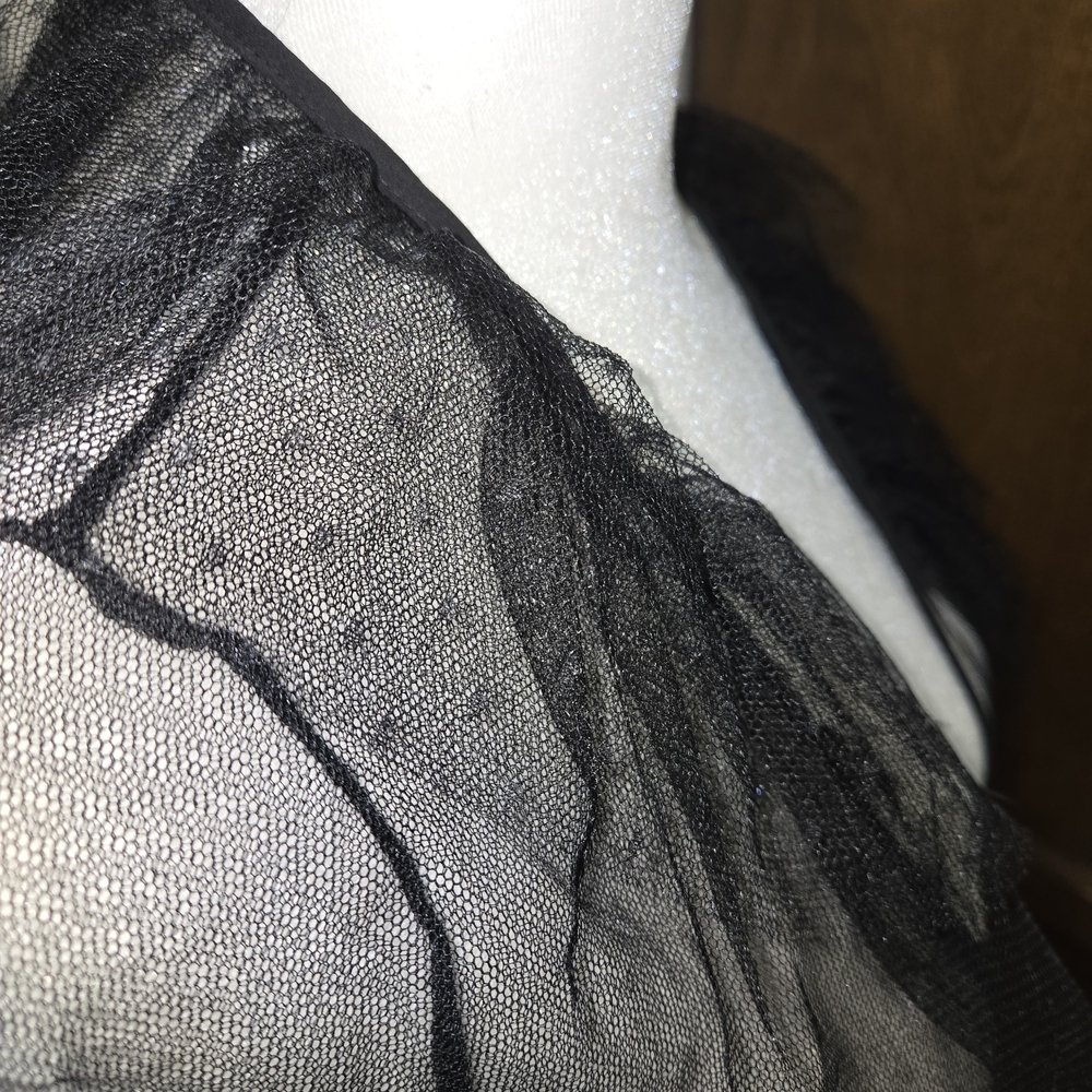 Source Unknown Black Sheer Robe Intimates Sleepwear - Picture 4 of 4